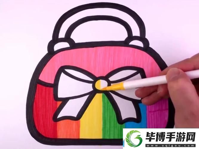 爸爸为小女儿画包包简笔画-用户：小小包包的故事游戏玩法 